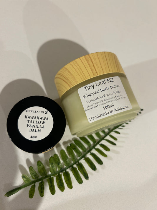 Aroha for Skin Duo-Whipped Body Butter & Balm Set