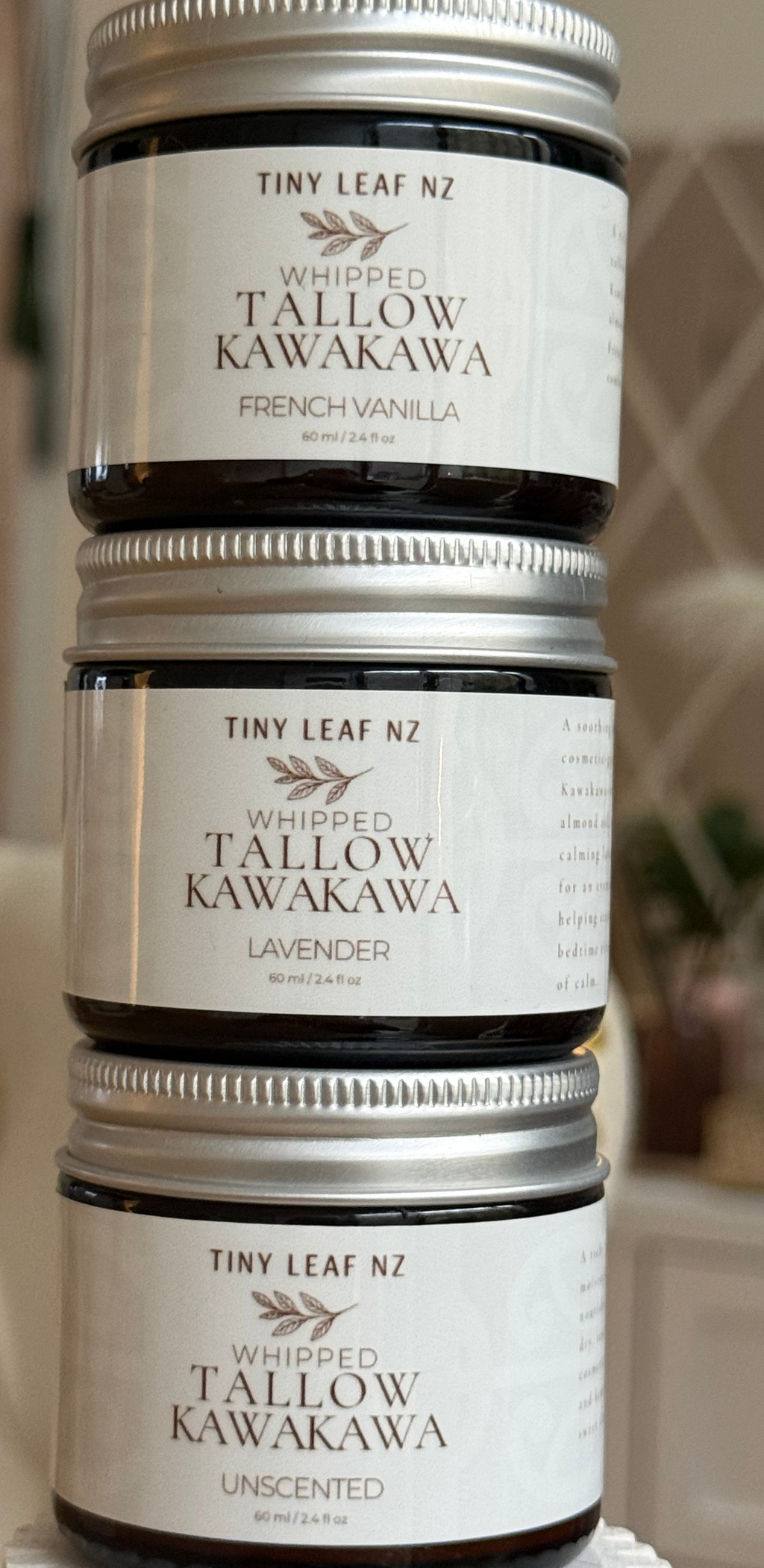 Kawakawa Tallow Balm – Kete 3 (60 ml ia)