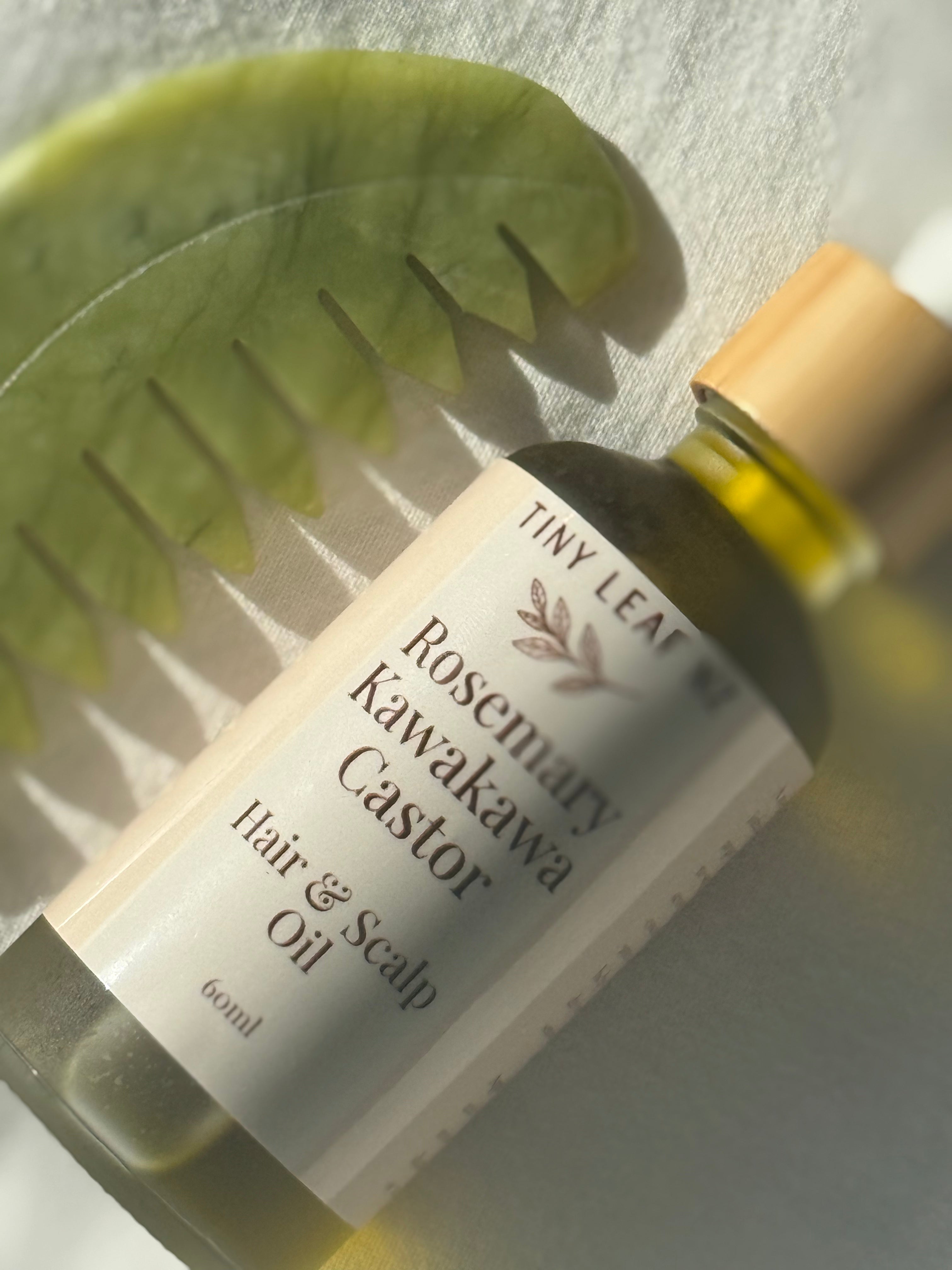 Rosemary Hair Growth Bundle | Hair & Scalp Oil + Jade Scalp Massage Comb