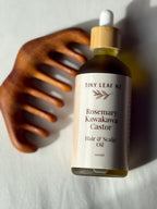 Rosemary + Kawakawa Hair & Scalp Oil + Sandalwood Comb