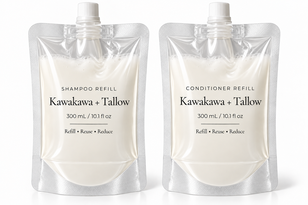 Kawakawa Tallow Kūmarahou Hair Care Duo