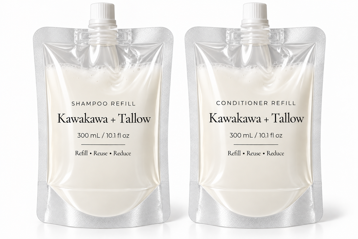 Kawakawa Tallow Kūmarahou Hair Care Duo
