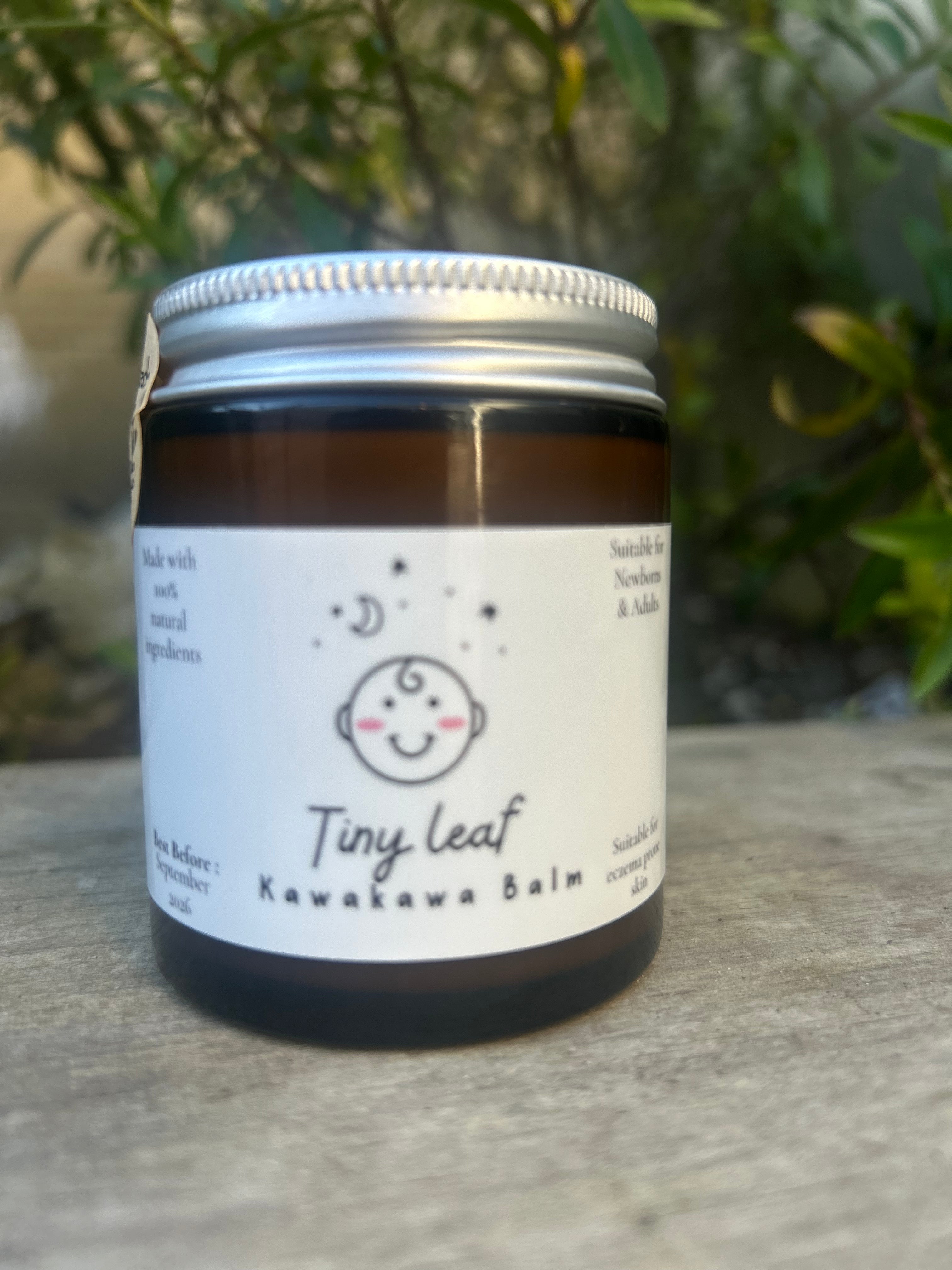 Tiny Leaf Kawakawa Classic Face & Body Balm – Natural Healing for Eczema, Dermatitis, Nappy Rash & Cradle Cap