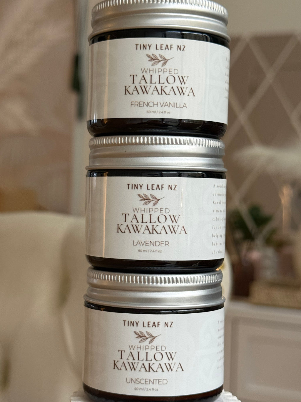 Kawakawa Tallow Balm – Kete 3 (60 ml ia)