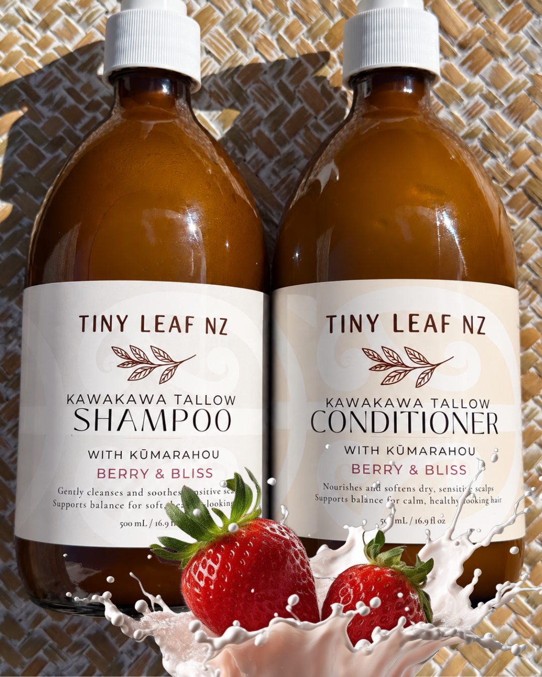 Kawakawa Tallow Kūmarahou Hair Care Duo