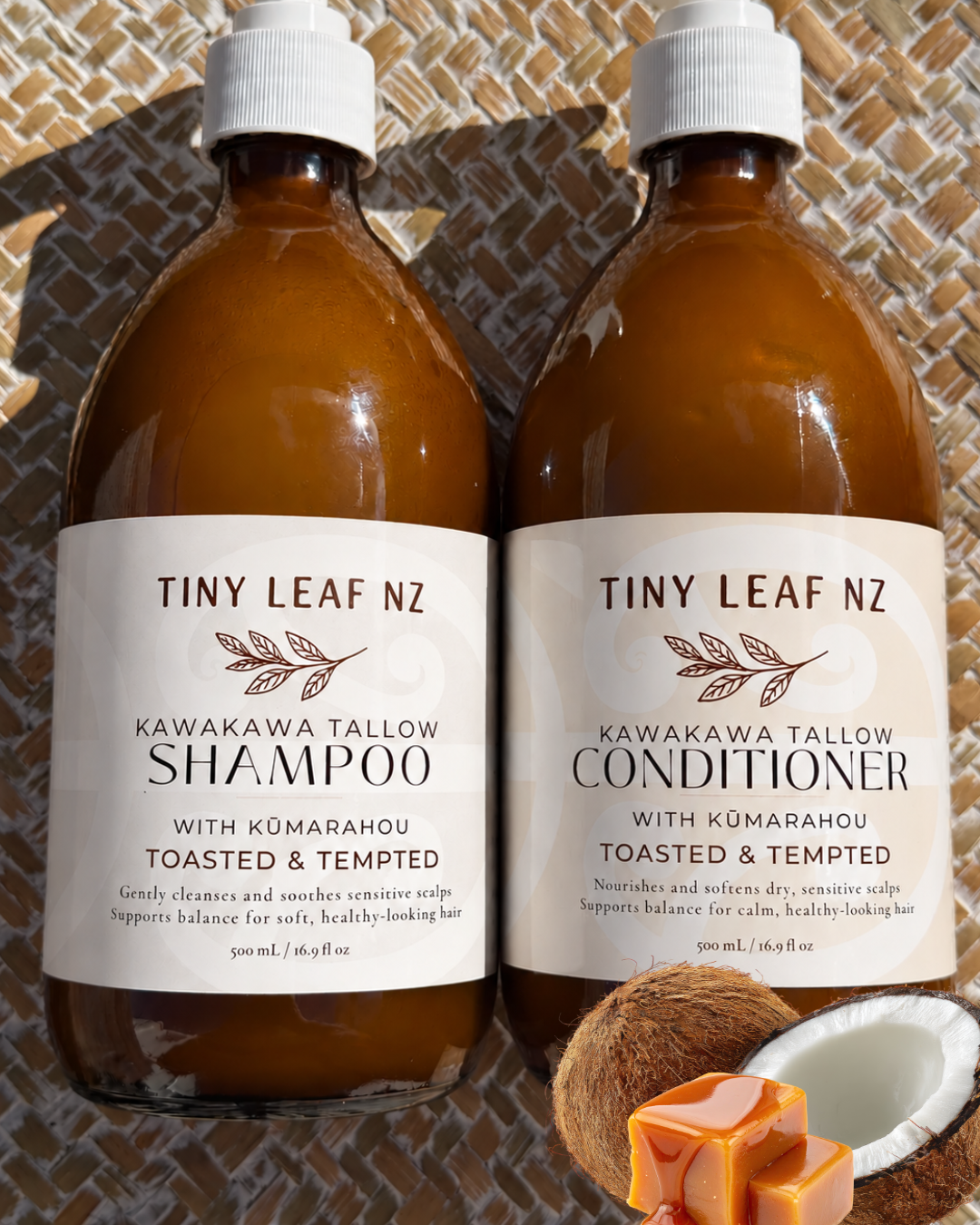 Kawakawa Tallow Kūmarahou Hair Care Duo