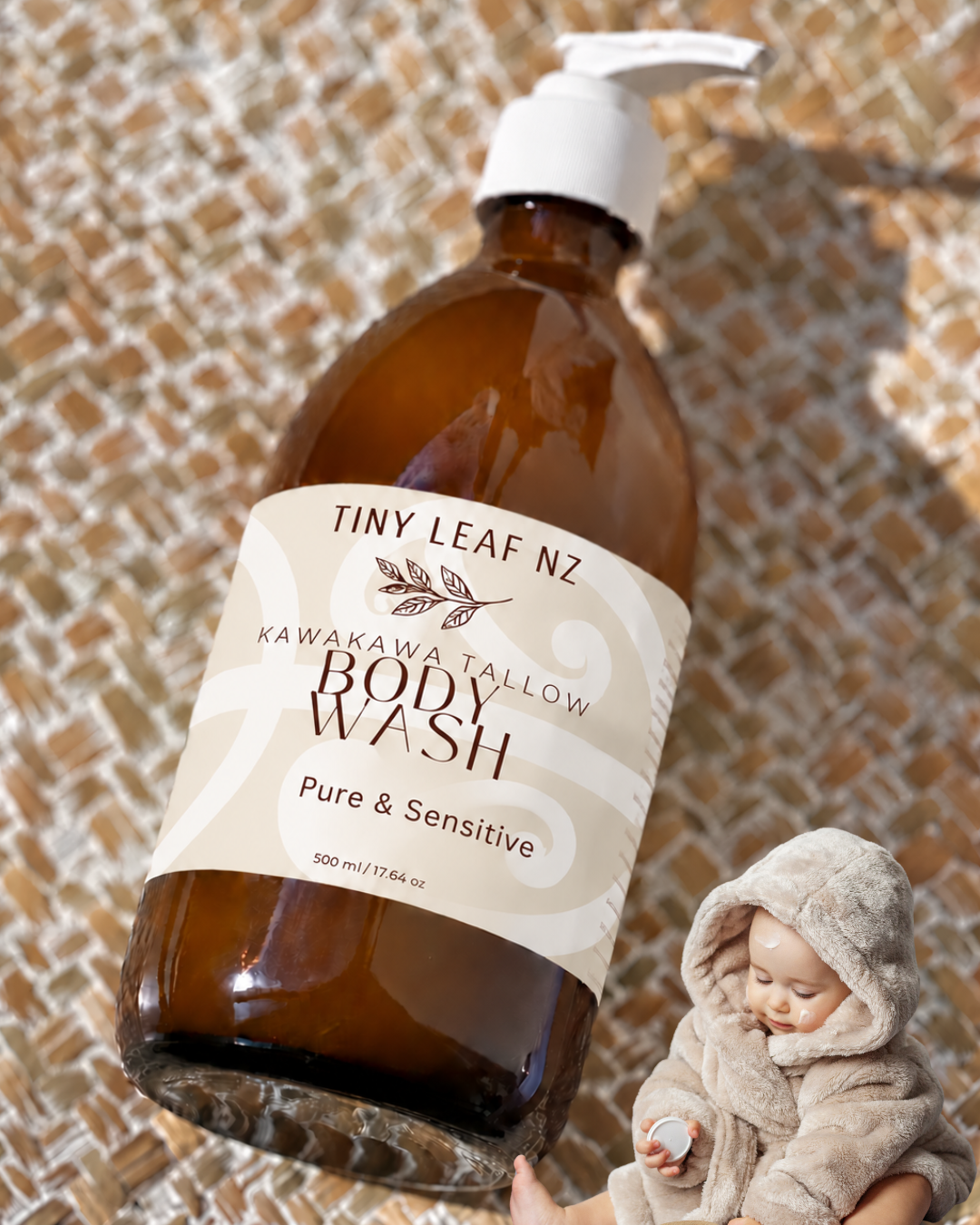 Kawakawa Tallow Body Wash | Gentle Moisturising Cleanser