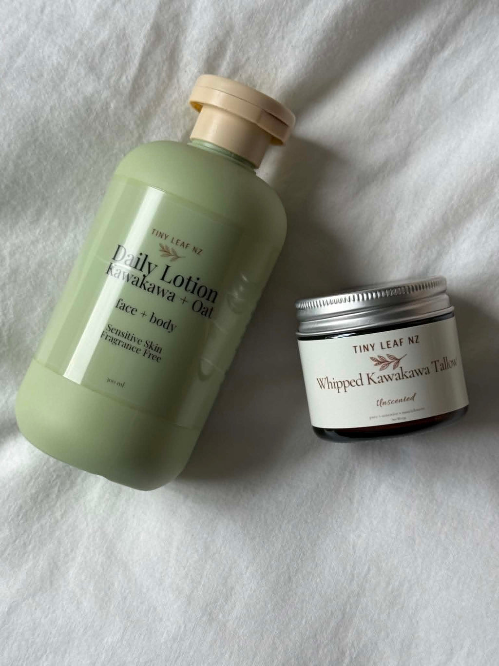 Eczema Support Bundle | Unscented Kawakawa Tallow + Daily Lotion