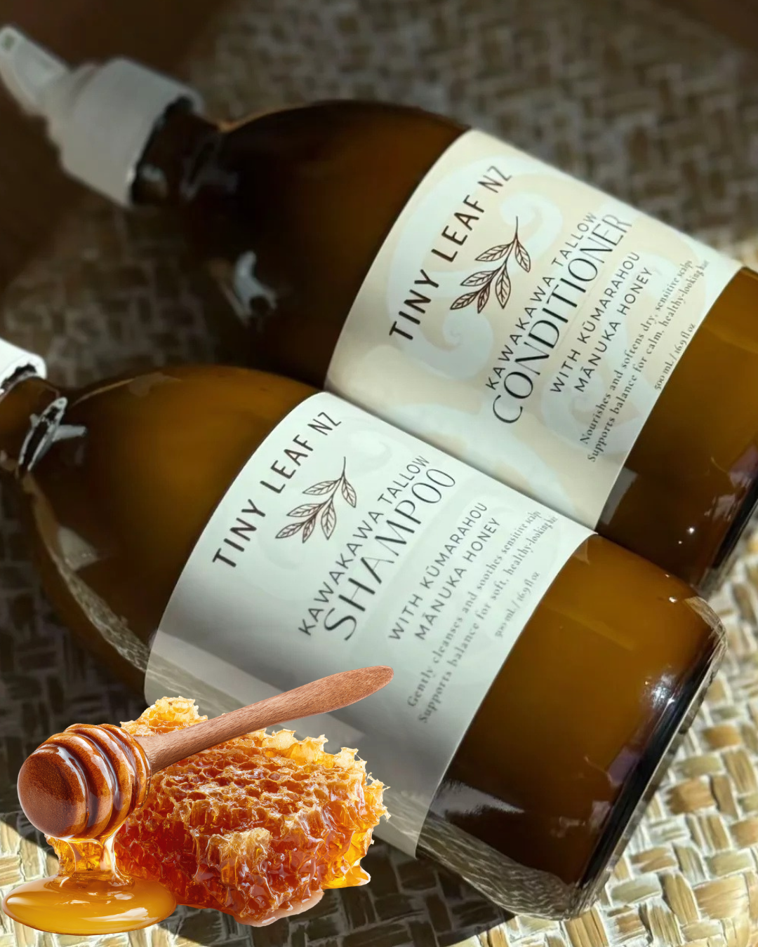 Kawakawa Tallow Kūmarahou Hair Care Duo