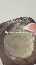 Matcha Clay Face Mask with Oatmeal | Gentle Detox Mask for Sensitive Skin | Tiny Leaf NZ